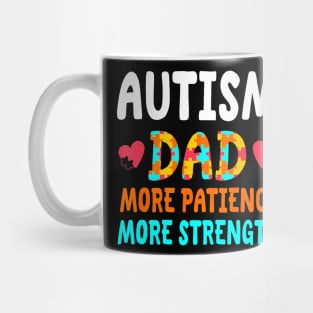 Cute Autism Dad Outfit Support Autism Awareness For Father Mug